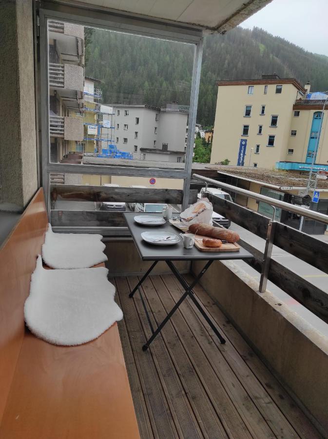 Haus Rhaetikon 1. Og, Links Appartement Davos Buitenkant foto